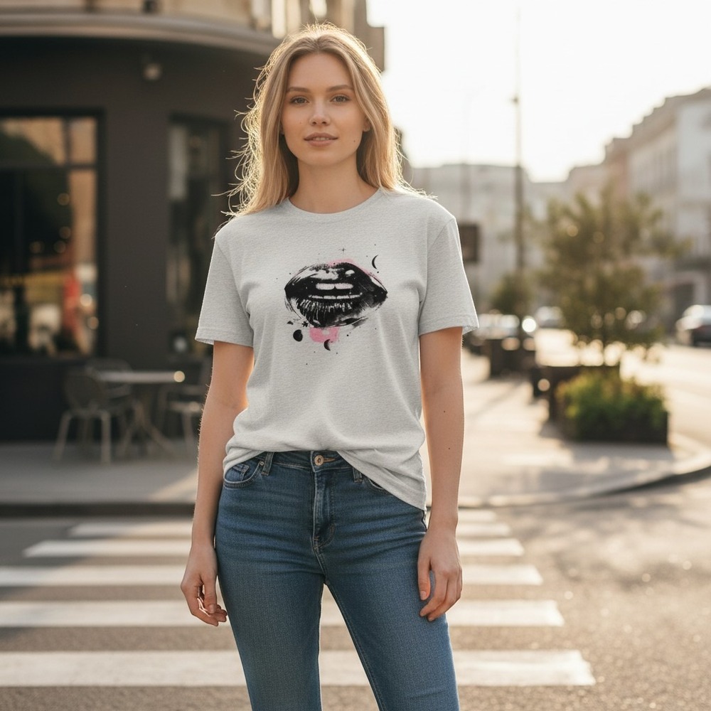NWT Torrid Classic Fit Heritage Jersey Crew Tee Lips Graphic 2X